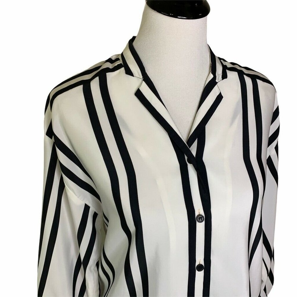 Malcolm Starr Vintage Button Up Shirt Stripe 12 - Picture 4 of 8
